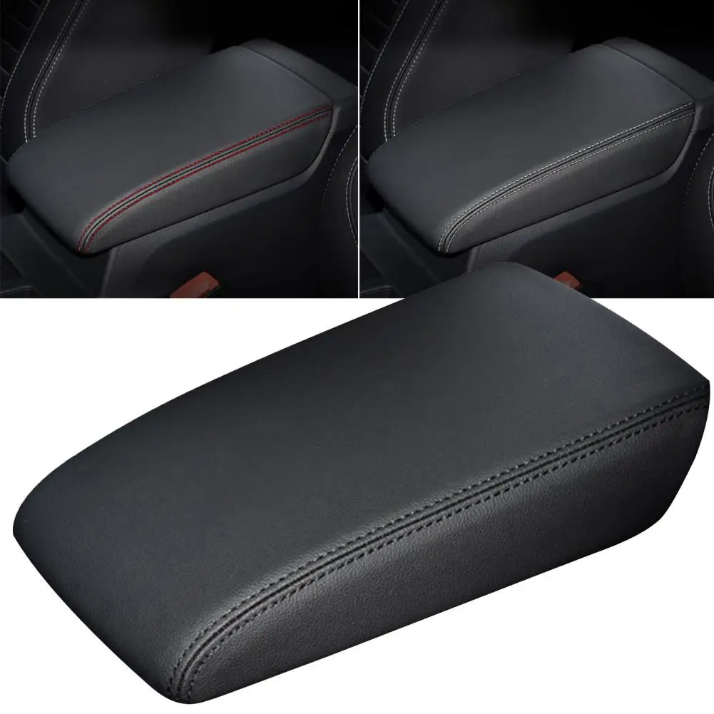 

Armrest Box Cover No Filler Non-slip Comfortable Washable Car Armrest Mat Center Console Arm Rest Protection Cushion