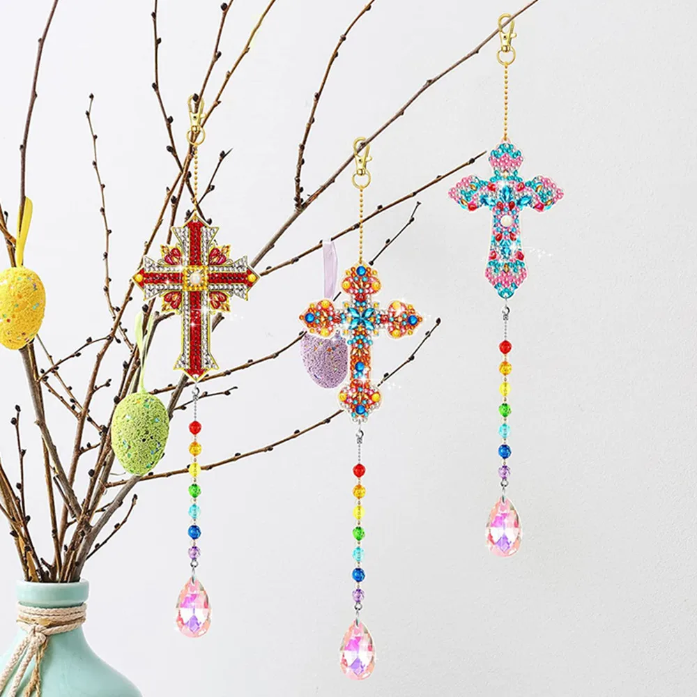 5D алмазная живопись Ловец снов ветер колокольчики хрустальный кулон подвесное