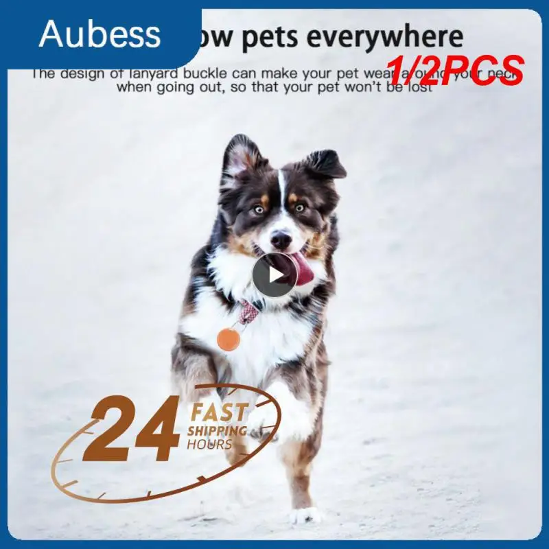 

1/2PCS Mini Dog GPS 5.0 Tracker Anti-Lost Device Round Anti-Lost Device Pet Kids Bag Wallet Tracking Smart Finder