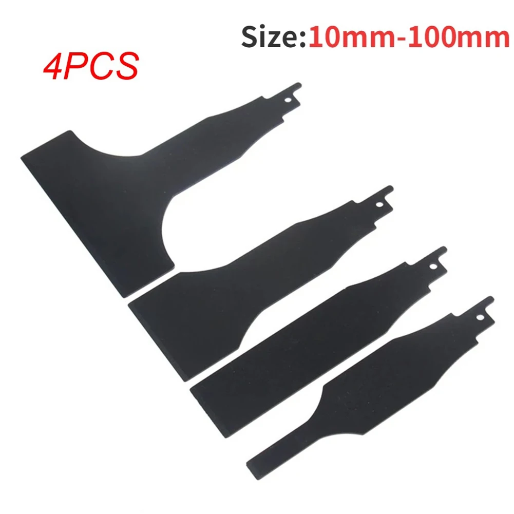 

4pcs 140mm High Carbon Steel Scraper Shovel Reciprocating Saw Blades Shovel For Cleaning Removal Tile Grout Power Tools Parts