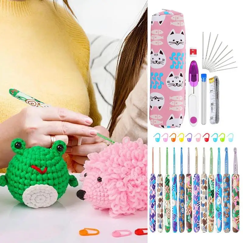 Иглы для вязания крючком пряжи Нержавеющие крючки из нержавеющей стали Носки