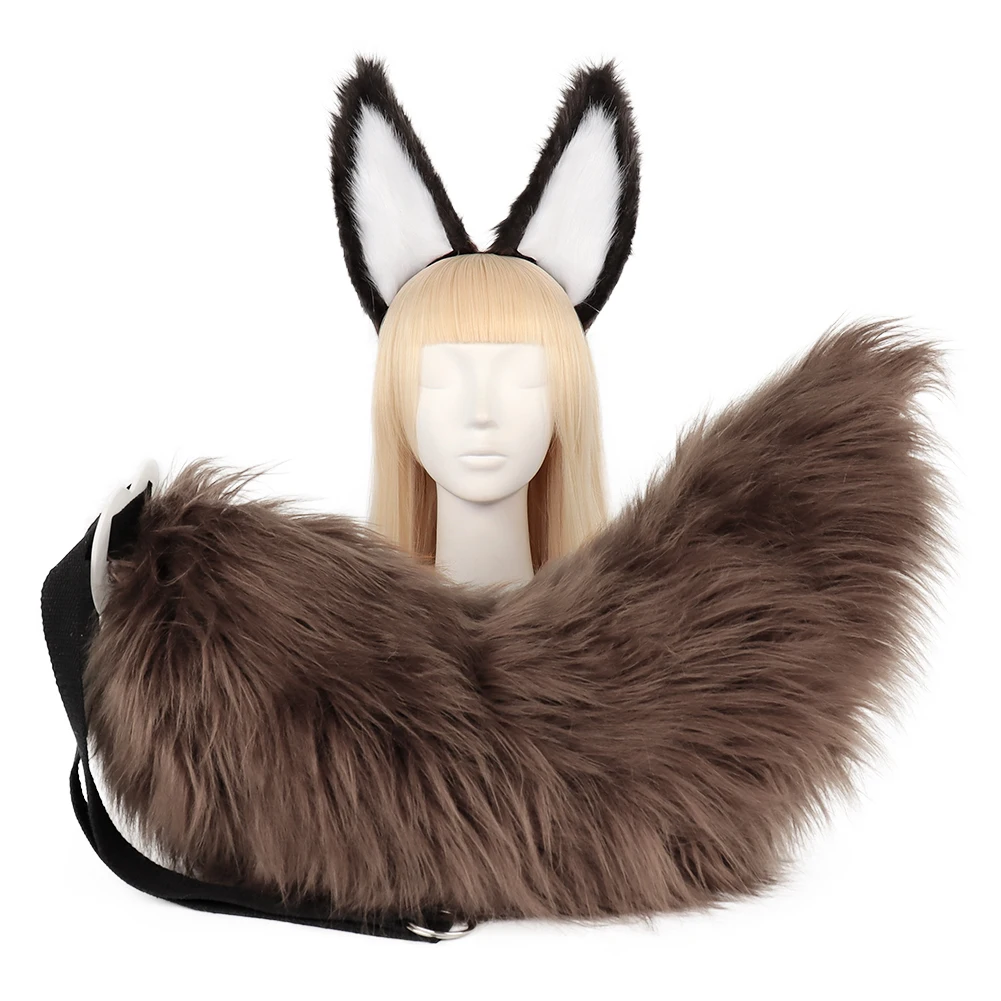 

Tingyun Cosplay Tail Ears Game Honkai Star Rail Cosplay Fox Halloween Carnival Party Role Play Props Furry Tail Cosplay Props