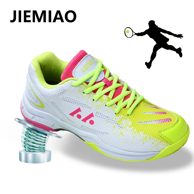 

JIEMIAO Men Women Professional Court Sport Volleyball Tennis Shoes Sneakers Outdoor Tennis Badminton Training Shoes Size 36-45