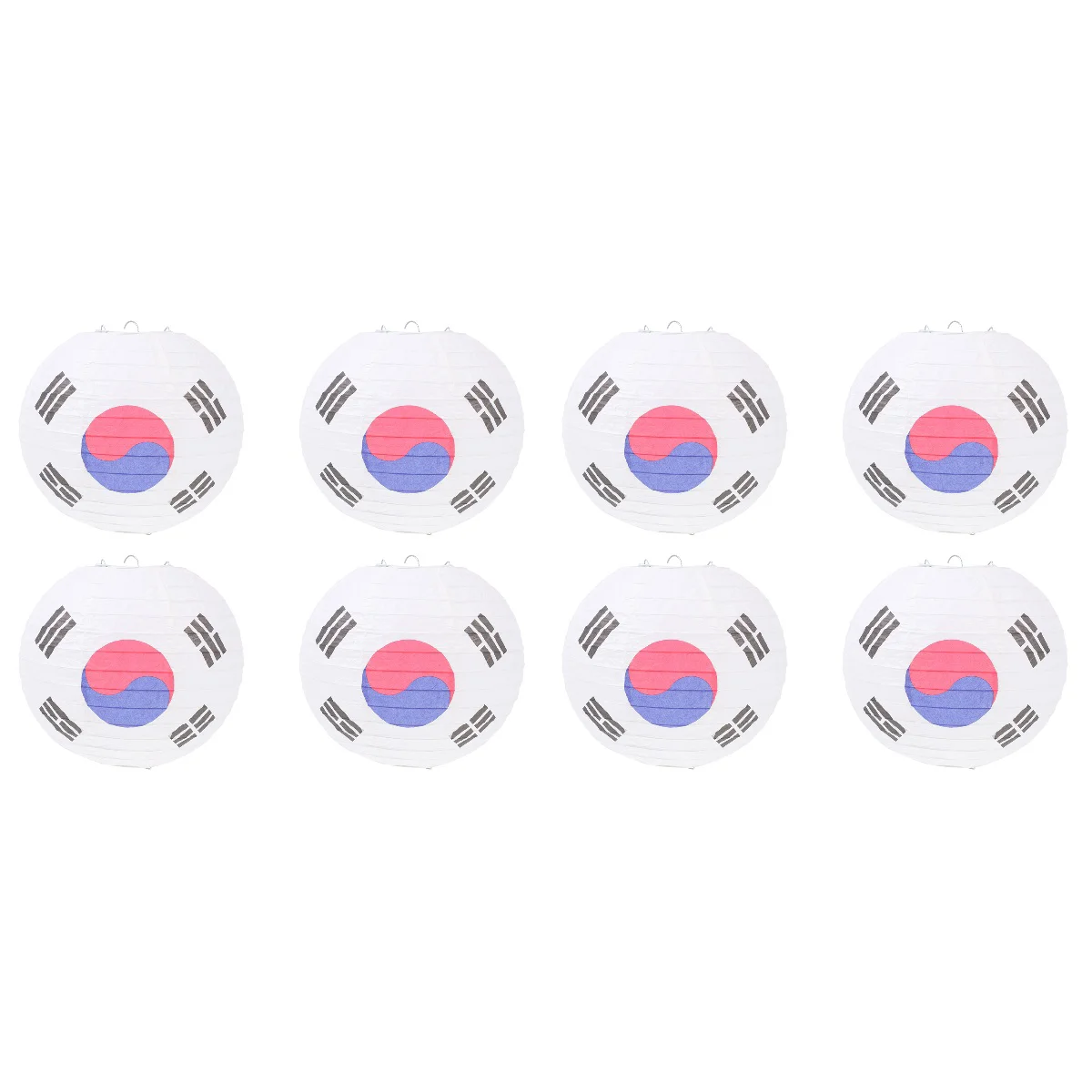 

Korean Flag Lantern Decorative Lanterns Home Halloween Decorations Outdoor Festival Restaurant Foldable