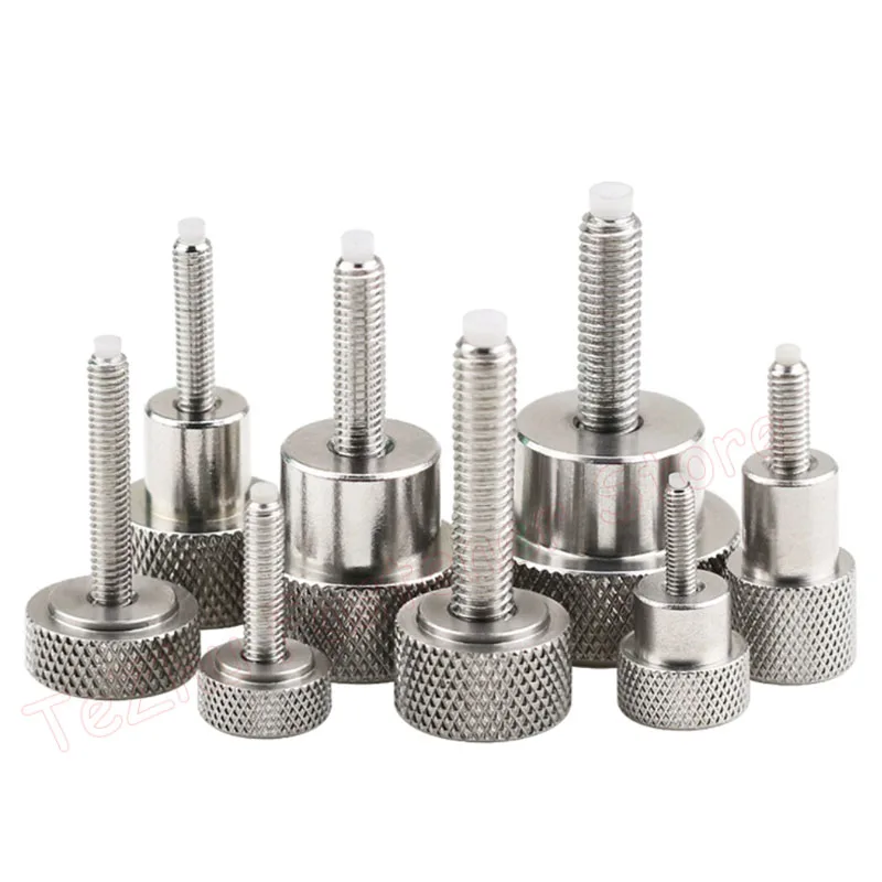 1 шт. M3 M4 M5 M6 M8 Винт с накатанной головкой из нержавеющей стали Болт и затяжкой
