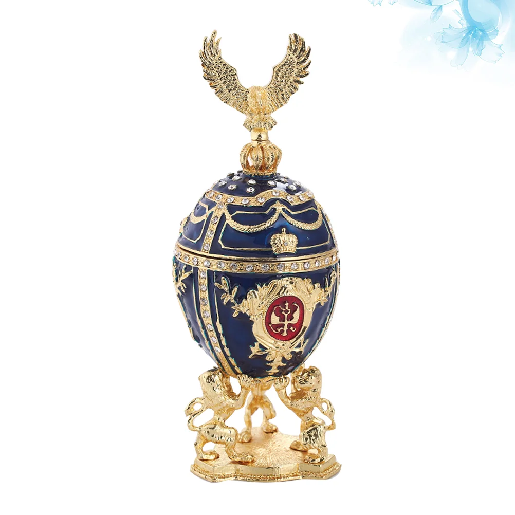 

1pc Desktop Ornament Unique Decor Table Adornment Russian Style Easter Egg Decor for Bedroom Living Room Office