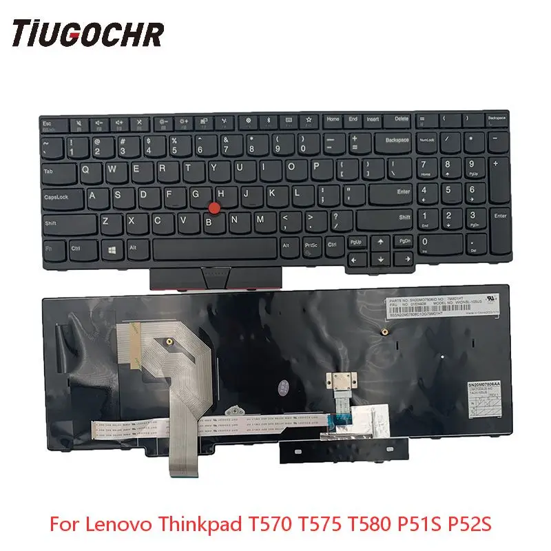 

Новая клавиатура для Lenovo IBM ThinkPad T570 T575 T580 20L9 20LA P51s P52S US