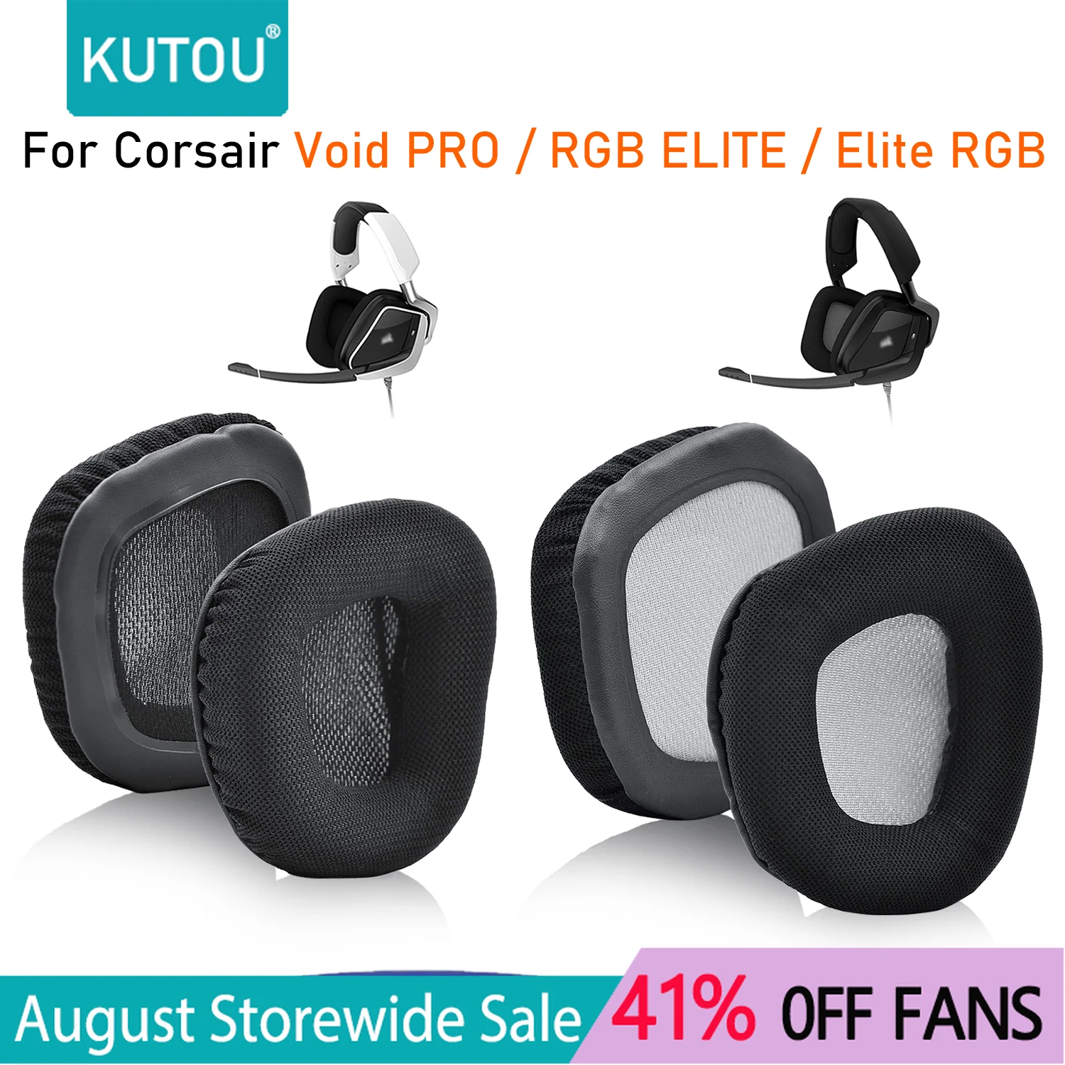 

Сменные амбушюры для Corsair Void PRO RGB ELITE RGB игровая гарнитура, амбушюры, высококачественные амбушюры для наушников