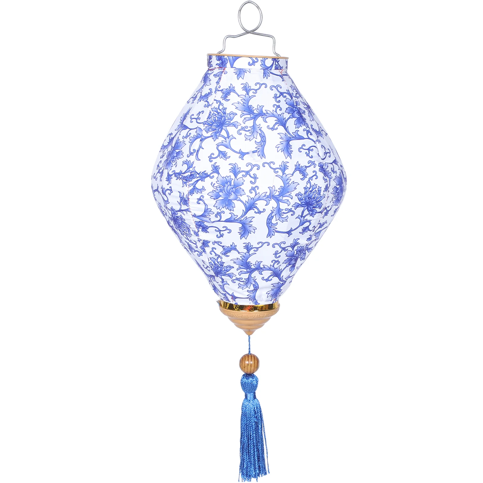 

Декоративные фонарики из ткани, Очаровательные китайские фонари, искусственные водонепроницаемые подвесные цветочные узоры