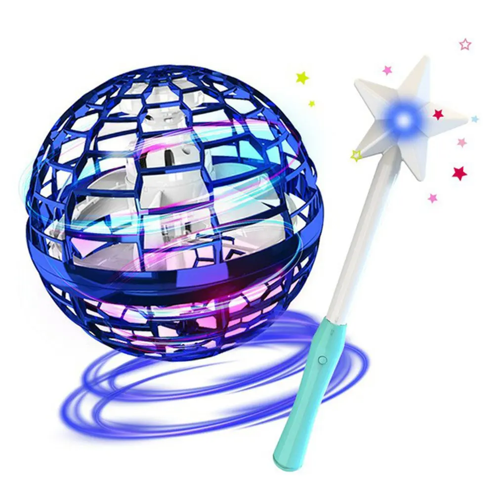 

Hot Flying Drone Ball Aircraft Remote Control Spinner Toy Helicopter Mini UFO With Light Birthday Gifts For Children Boys Girls