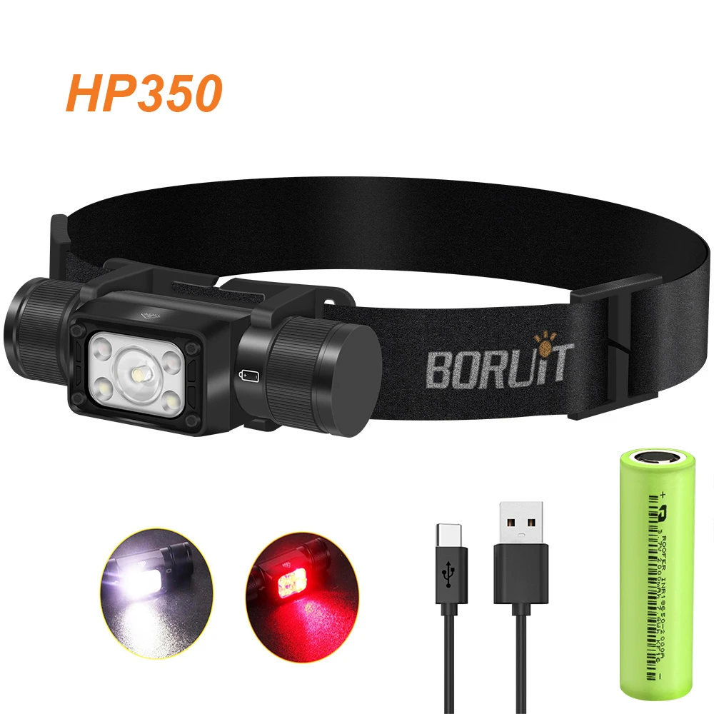 

BORUiT налобный фонарь 2000LM