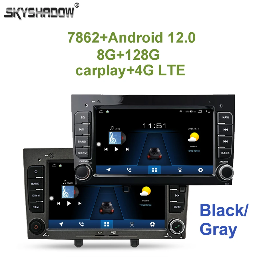 7862 8G + 128G 8core DSP Carplay Авто Android 308 IPS автомобильный DVD-плеер GPS WIFI Bluetooth RDS радио для Peugeot 408 2008-2010