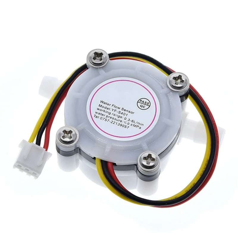 

Compact Water Flow Hall Sensor Voltage Range DC 5～18 V Switch-Flow Meter Flowmeter Counter 0.1-6L/min Less Than 1.75mpa