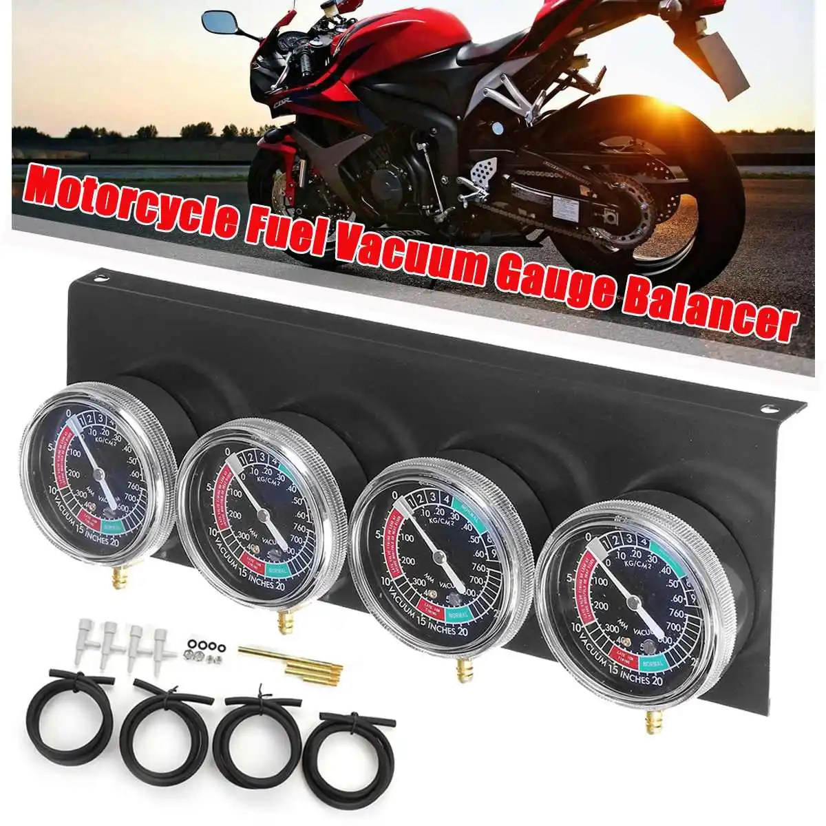 

1/2/4pcs Universal Motorcycle Fuel Vacuum Carburetor Carb Vacuum Gauge Balancer Synchronizer Tool For Yamaha/Honda/Suzuki