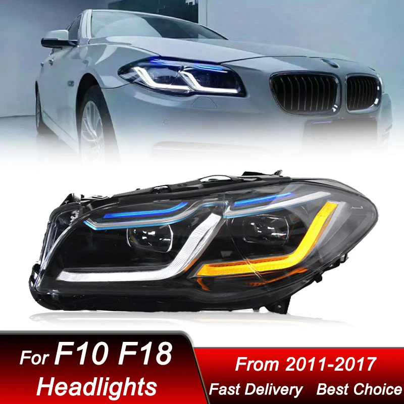Автомобильные фары для 5 серии F10 F18 2011-2017 новая стандартная фара в сборе
