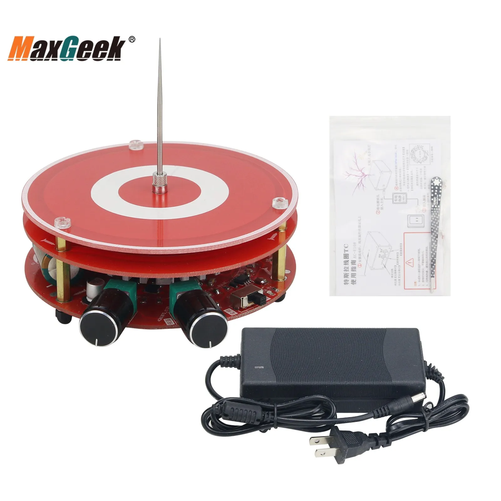Assembled Arc Lightning Simulator With Power Supply