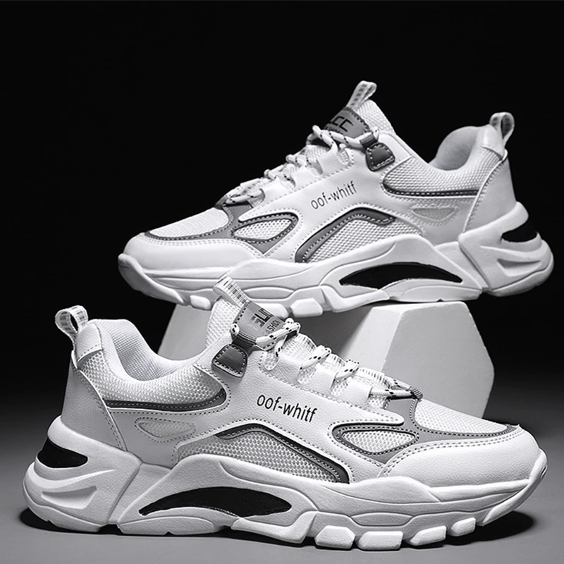 Yoga Unisex Light Running Sneakers Men's Women's Shoes Casual Fashion Lace-up Sports Shoes Breathable Comfortable Mesh Footwears