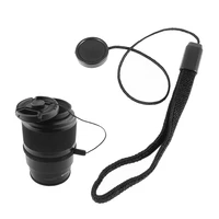 universal dslr lens cover cap holder keeper strap cord string leash rope for canon for nikon for sony sport camera