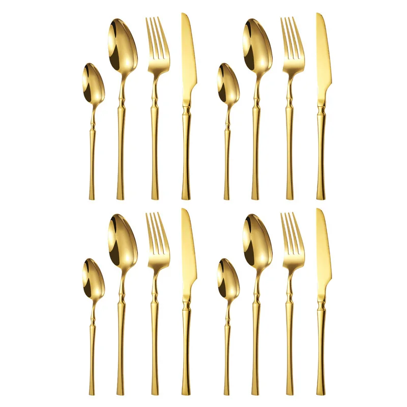 

16 шт., набор столовых приборов из нержавеющей стали