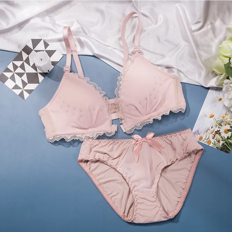 

Женское нижнее белье, привлекательный очаровательный кружевной комплект с бюстгальтером, Модный комплект из 2 предметов, дышащий модный гл...