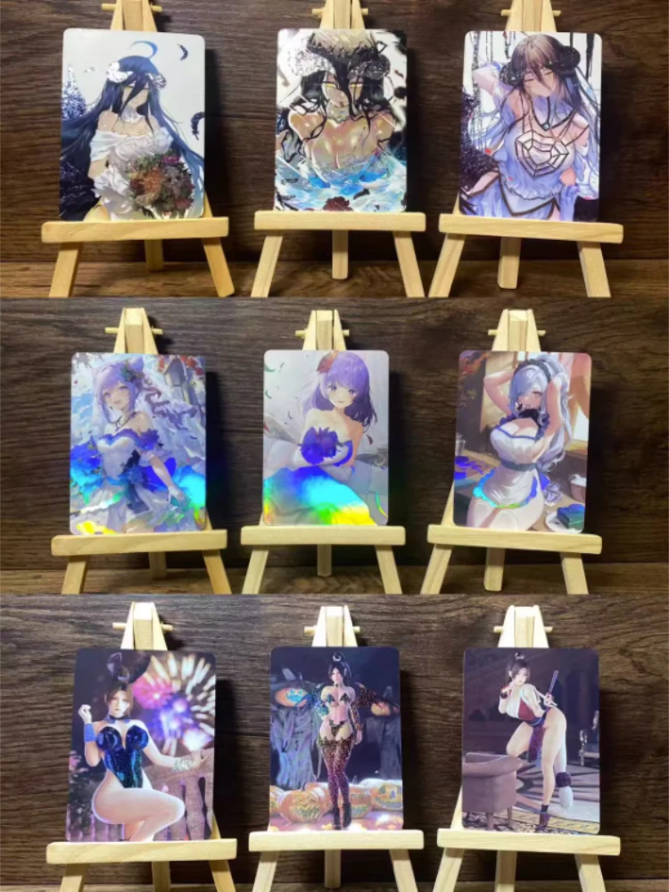 

Периферийные устройства для аниме-игр Genshin Impact Keqing Overlord albedo sexy beauty flash card, детская игрушка для хобби, подарок на день рождения, 3 шт./комплект