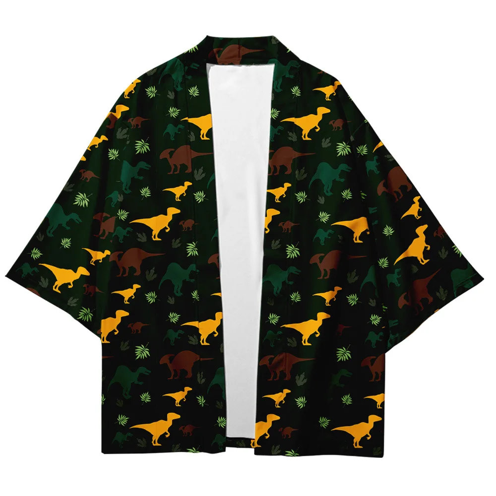 

Newest XXS-4XL Cartoons Japanese Kimono Boy girls Cardigan Blouse Haori Obi Asian japanese kimono cardigan Boy haori yukata