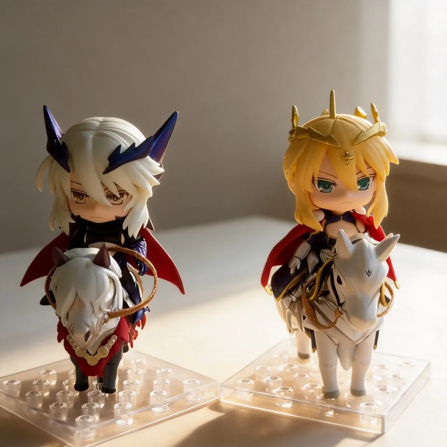 Фото Аниме-фигурка Fate Series: Артория Пендрагон (Лансер) в позе верховой езды, коллекционная модель Nendoroid, 14 см №2
