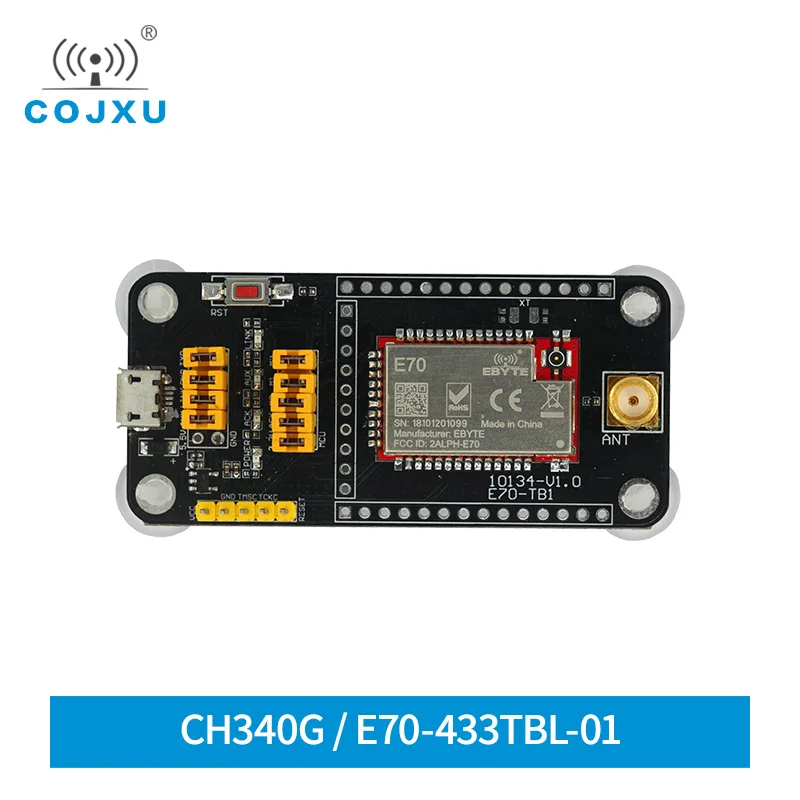 USB-тестовая плата CH340G, набор для тестирования cojxu, модель CC1310 UART 433 МГц, модель Modbus 14 дБм