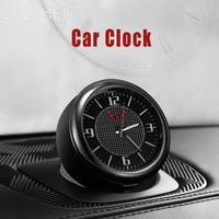 luminous car clock quartz auto dashboard time air vent stick on clock watch for wuling hongguang plus s s1 s3 730 cortez almaz