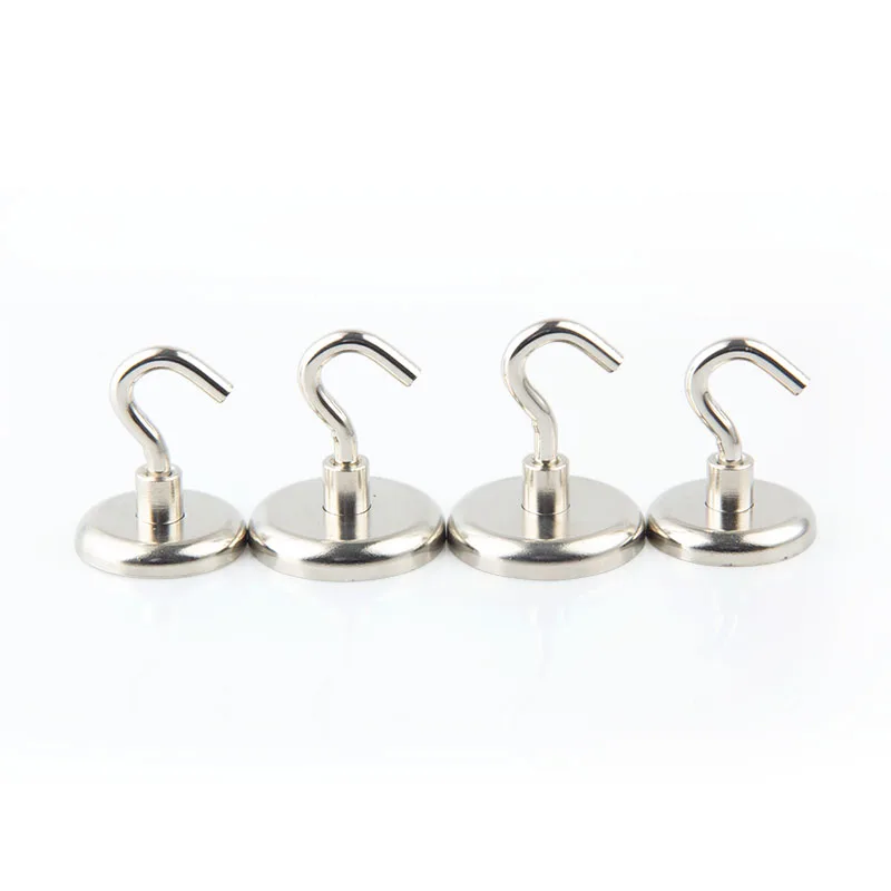 

I-MAGNET Powerful Magnetic Hooks Strong Neodymium Magnet Hook Towel Key Hanger Kitchen Bathroom Workplace Storage Organization