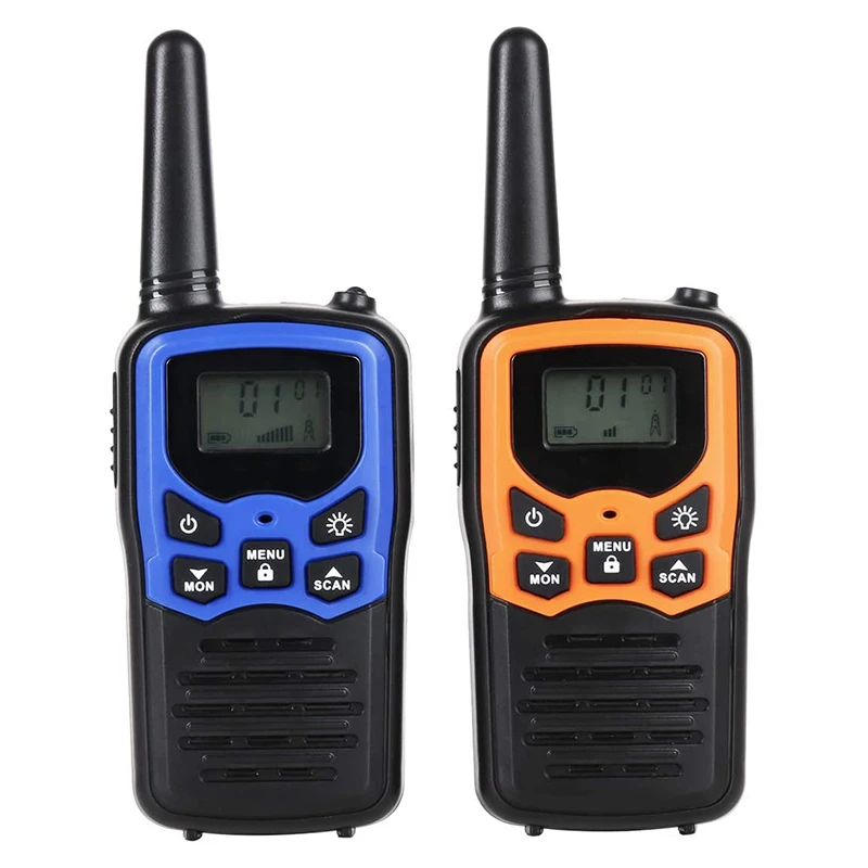 Toy Walkie Talkies for Kids 5 Miles Long Range Two Way Radios 22 Channels Gift for Family Outdoor Adventure Game