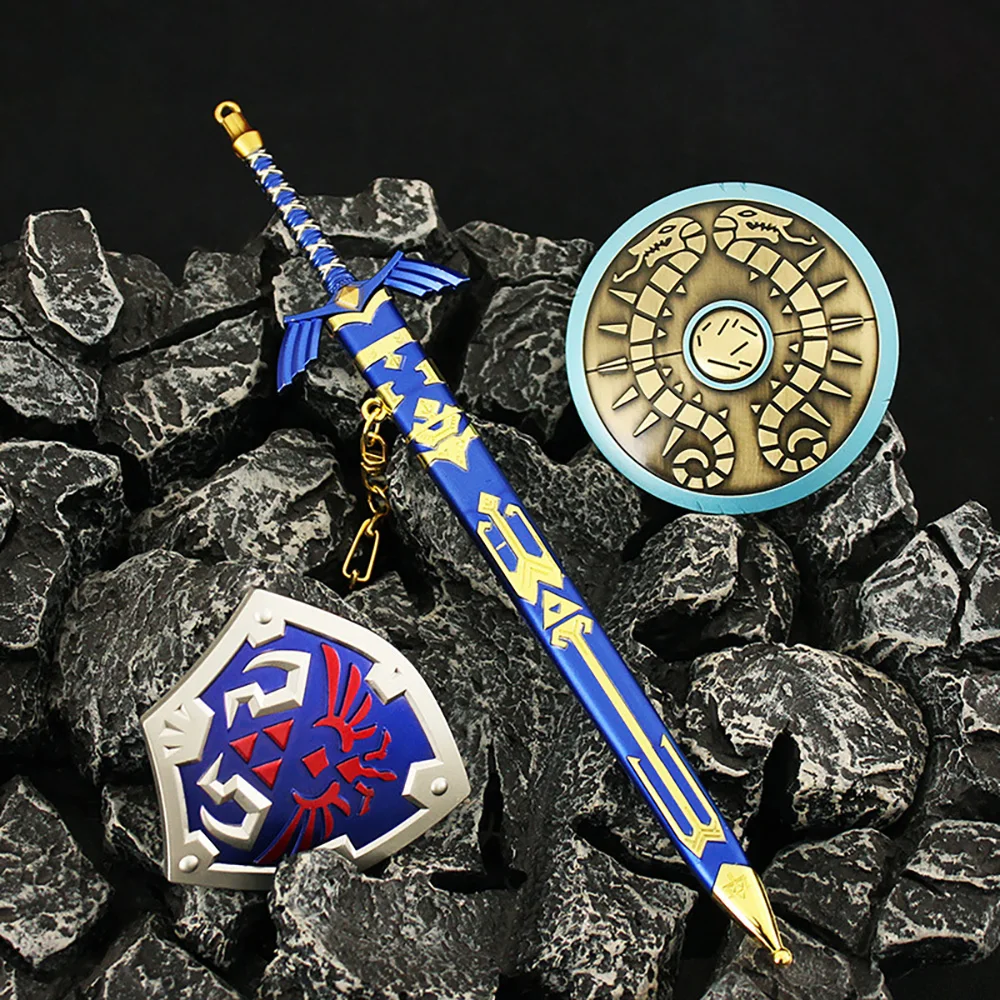 Фото 22 см Link Decayed Master Weapon Sword LoZ Game Tears of The Kingdom The Hyrule Fantasy Fierce Deity Goddess Sword Подарочные игрушки №1