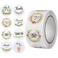 a variety of patterned roll stickers floral lovely seal stickers for wedding decoration labels cute stickers thank you stickers