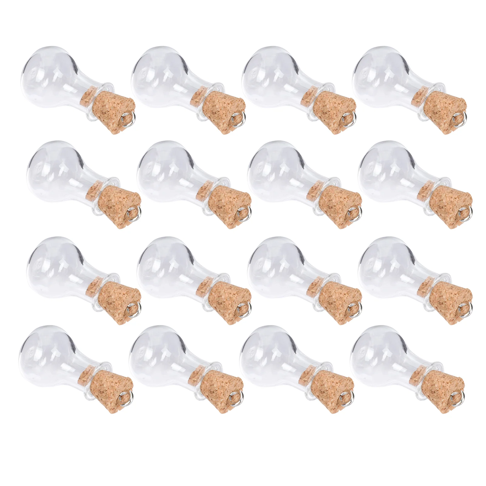 

Glasscorkmini Jarsdrifting Diystopper Clear Vials Tiny Favorgift Decorative Message