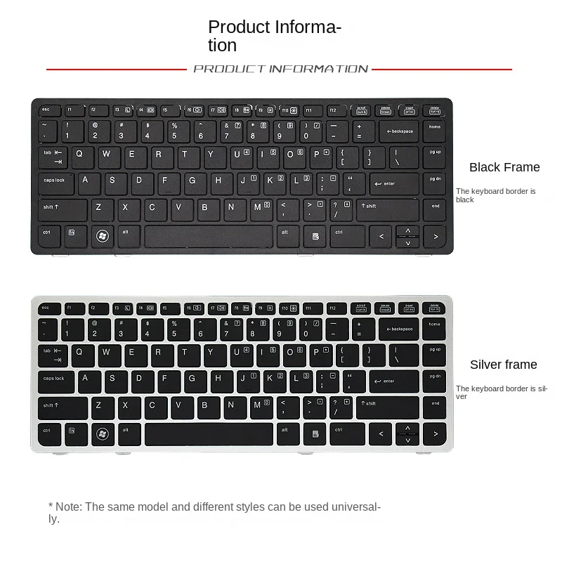 

Replace applicable For HP 8460P 8460W 8470P 8470W 6460B 6470B lapForp keyboard