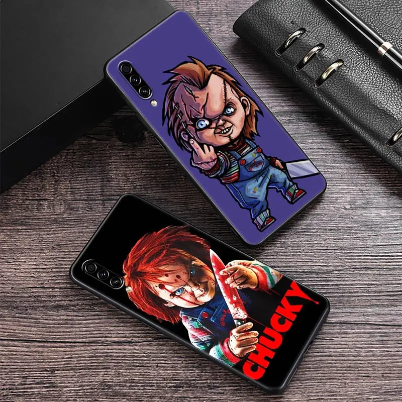 

Phone Case For Samsung Galaxy A30 A30S A50 S A20E A20 A40 A70 A10 E Note 8 9 10 20 Ultra Silicone Back Cover Horror Chucky Doll