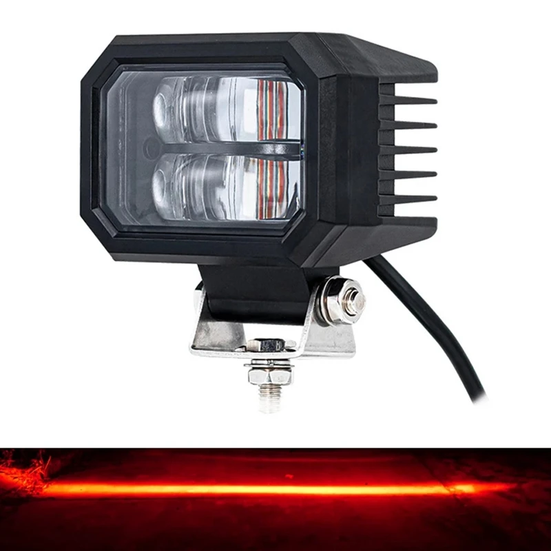

12V-80V Forklift LED Warning Light Linear Safety Zone Signal Light Forklift Reversing Indicator Light Working Light