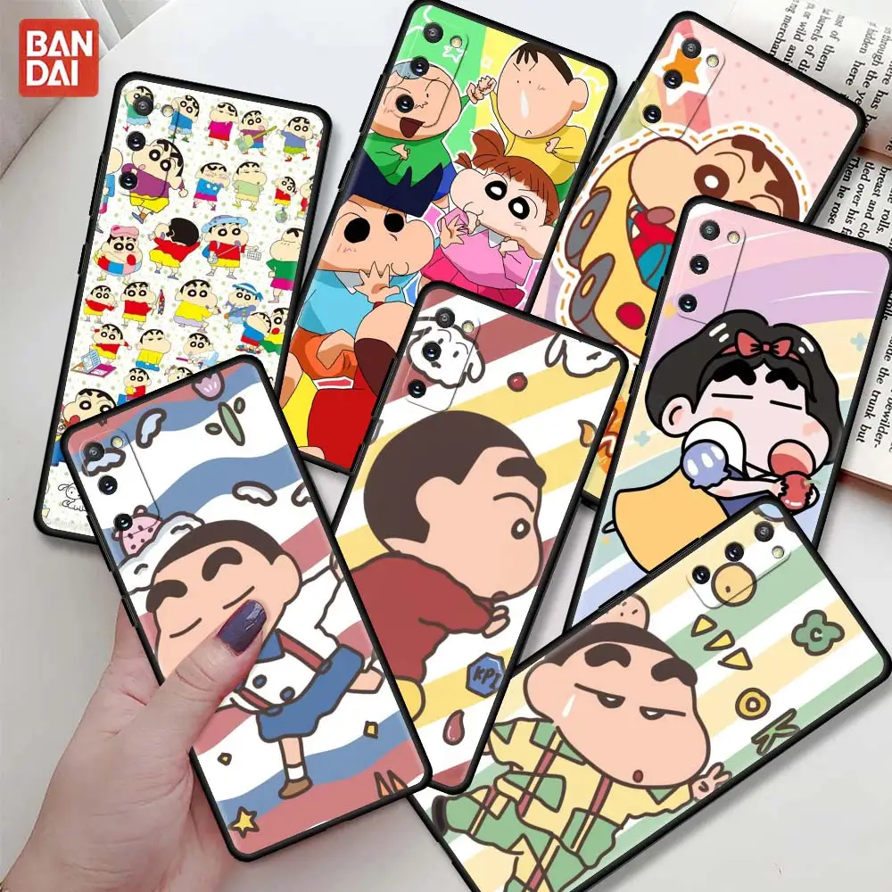 

Crayo Shin-Chan Cute Soft Case For Samsung Galaxy S20 FE S21 S22 S10 S9 Plus S8 Note 20 Ultra 10 Lite Phone Cover Shell