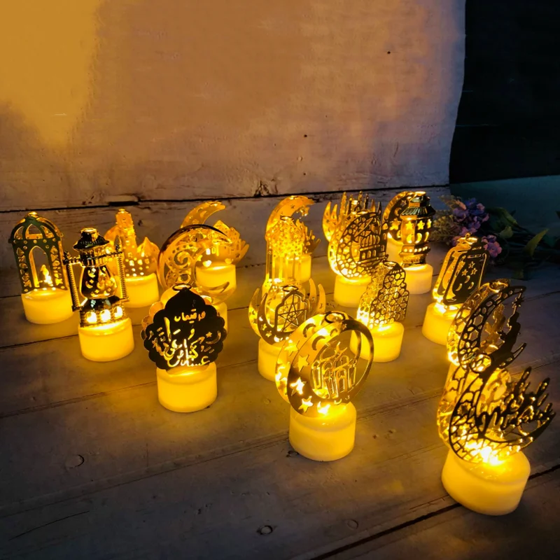 

Moslim Ramadan Kareem Decoratie 2023 Kaars Led Verlichting Eid Mubarak Voor Thuis Eid Al-Fitr Decor Party Levert