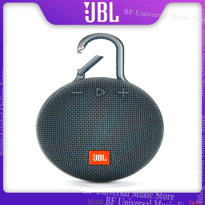 

JBL Clip 3 Mini Портативный беспроводной IPX7 водонепроницаемый Bluetooth-динамик, сабвуфер, подходит для наружных путешествий, комнатных вечеринок