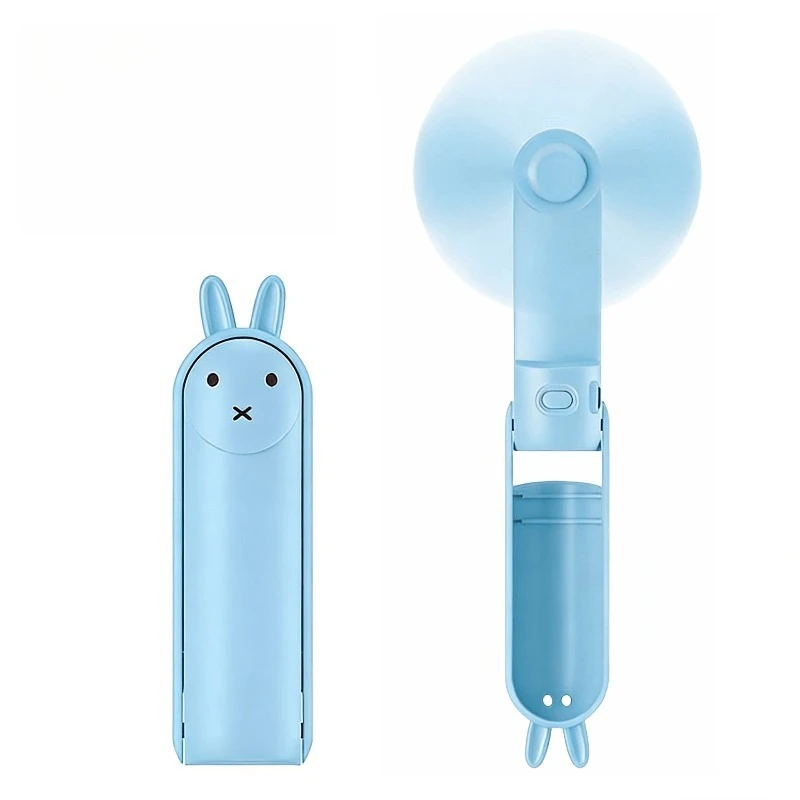 Складной портативный вентилятор Kawaii Miffy с USB-зарядкой, мощный, для кемпинга на открытом воздухе, тихий, компактный, минималистичный. (art.: 3920daeca6286) - 3920daeca6286