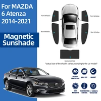 for mazda 6 sedan gj 2013 2021 mazda6 front windshield car sunshade shield rear side window sun shade visor magnetic curtain