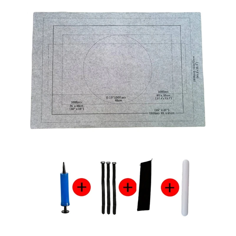 Коврик для хранения пазлов рулонный коврик держатель головоломки на 1500 деталей