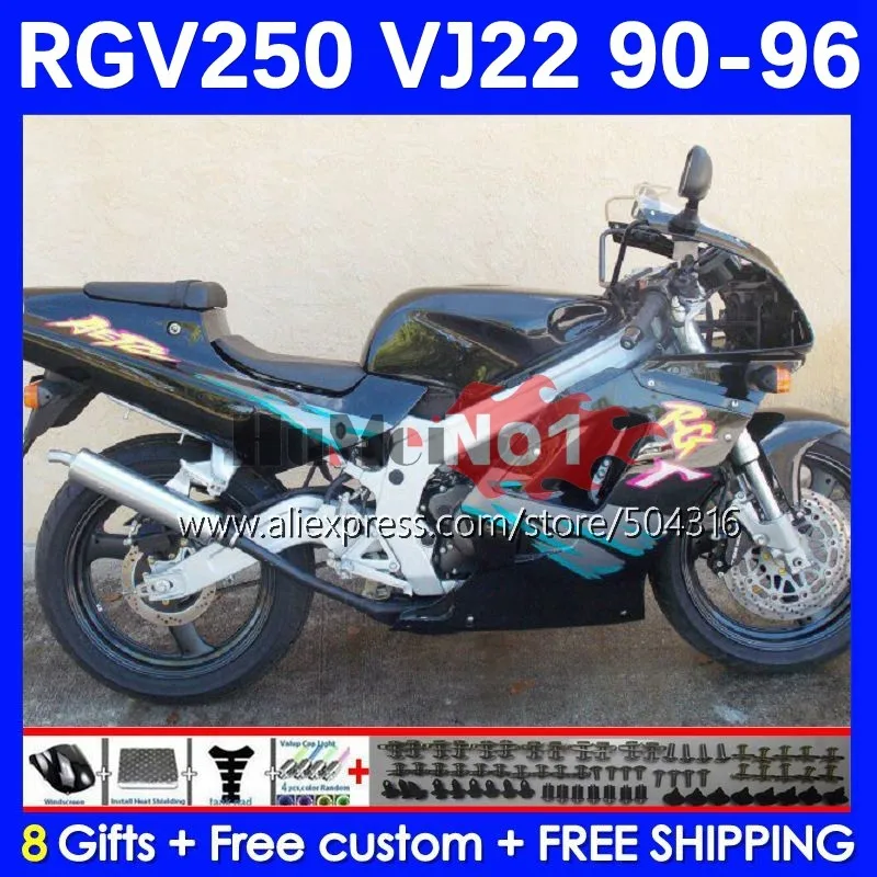 

Обтекатель RGV250 для SUZUKI SAPC, черно-синяя лампа VJ22 41MC.185 RGV 250 90 91 92 93 94 95 96 1990 1991 1992 1993 1994 1995 1996