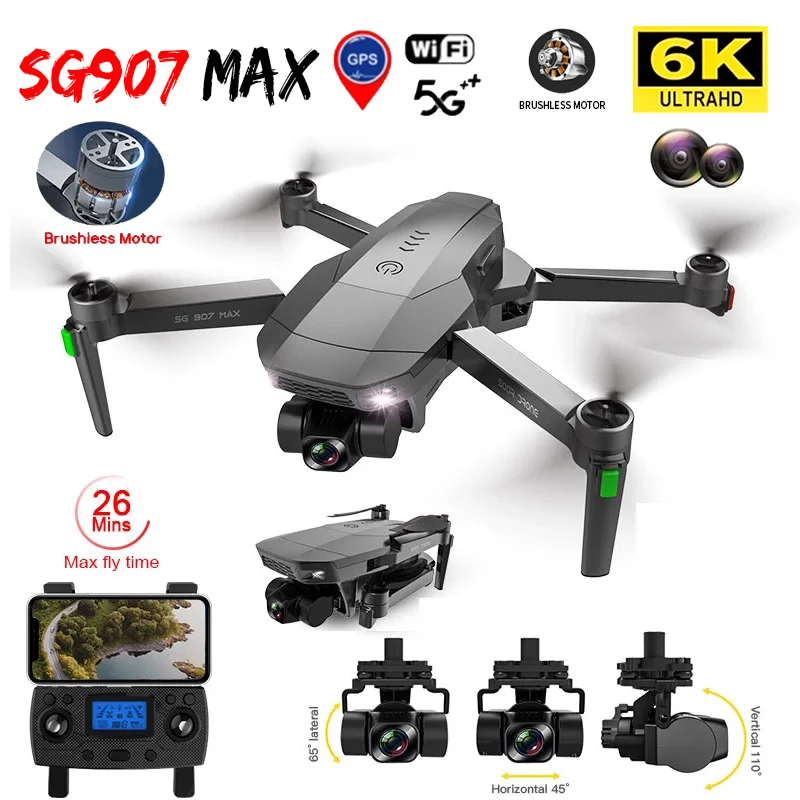

Новинка 2022 г., профессиональный Дрон SG907 MAX с GPS, фото, Wi-Fi, EIS, камера 4K, трехосевой карданный подвес, бесщеточный Радиоуправляемый квадрокоптер, FPV Дрон