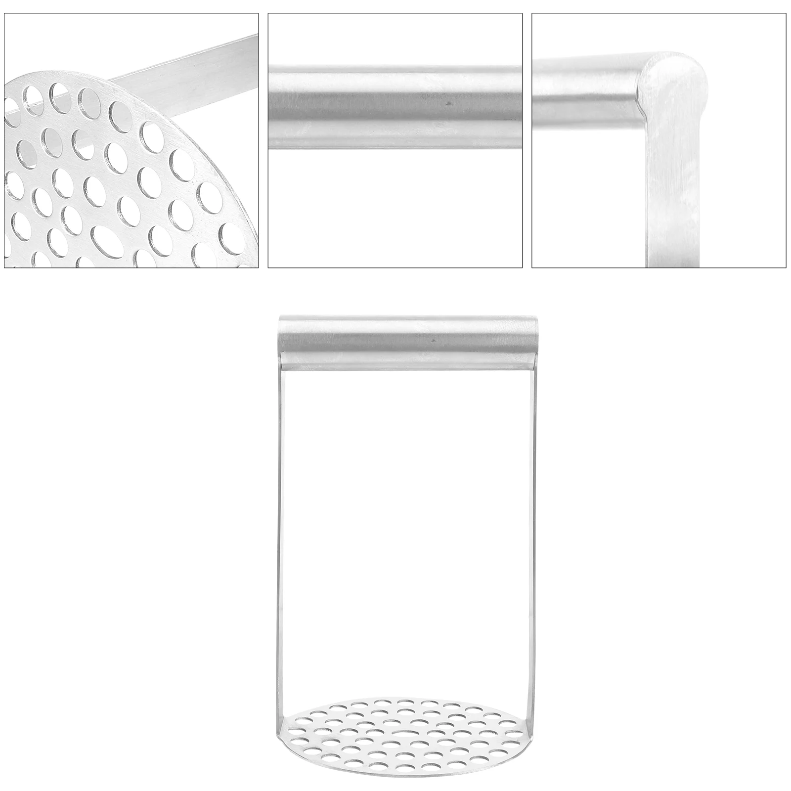 

Potato Masher Ricer Garlic Steel Press Fruit Stainlessslicer Crusher Squeezer Metal Vegetable Hand Tool Manual Presser Lemon