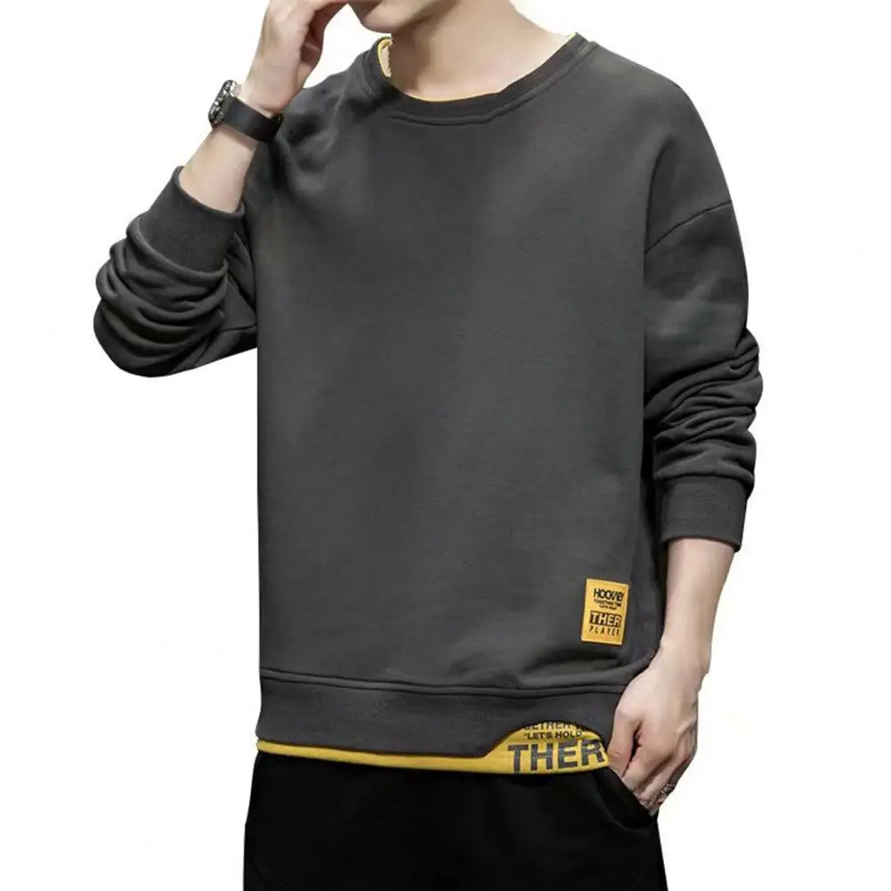 Autumn Sweatshirt Chic Young Style Warm Pullover Streetwear Fall Tops Daily Clothes