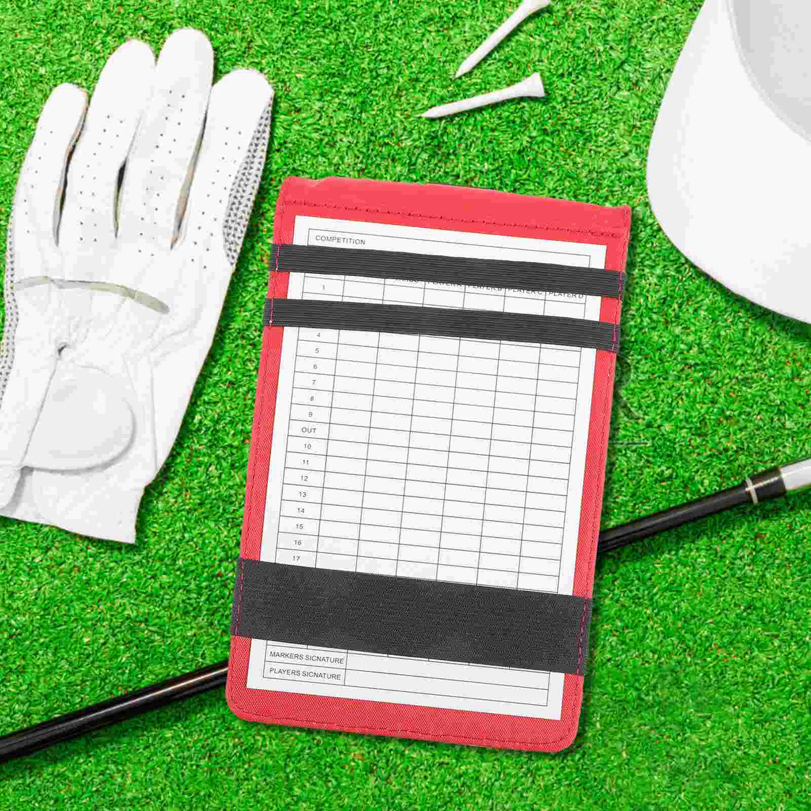 

Note Book Golfs Scorecards сохраняет ноутбук Scorebook Notepad портативный Оксфордский тканевый держатель легкий