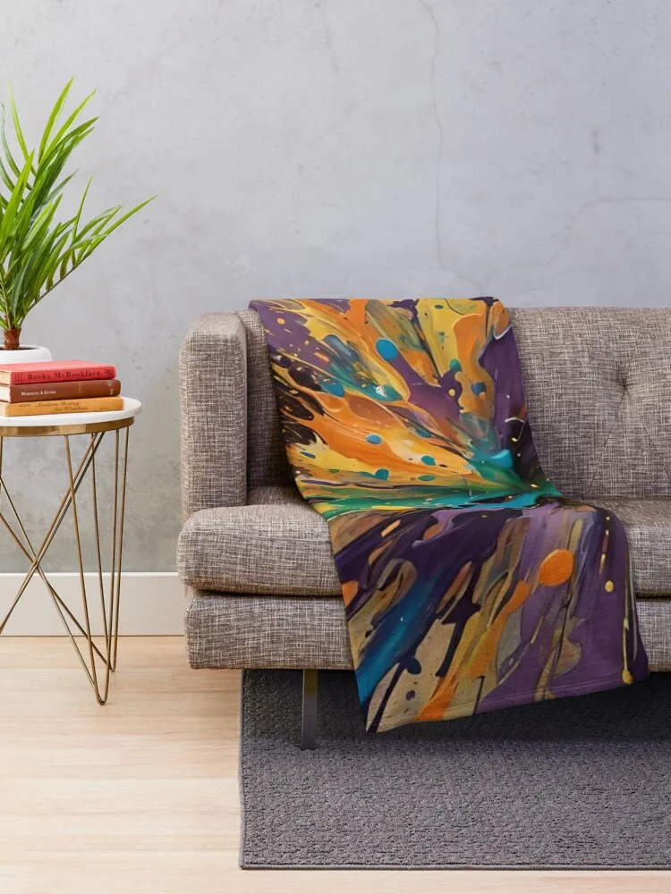 Красочный дизайн Splat! Одеяла и одеяла Polar