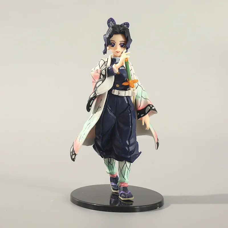 

13cm Demon Slayer Cartoon Kochou Shinobu Anime Action Figures Collection Model Doll Toys Decoration Kids Birthday Gifts